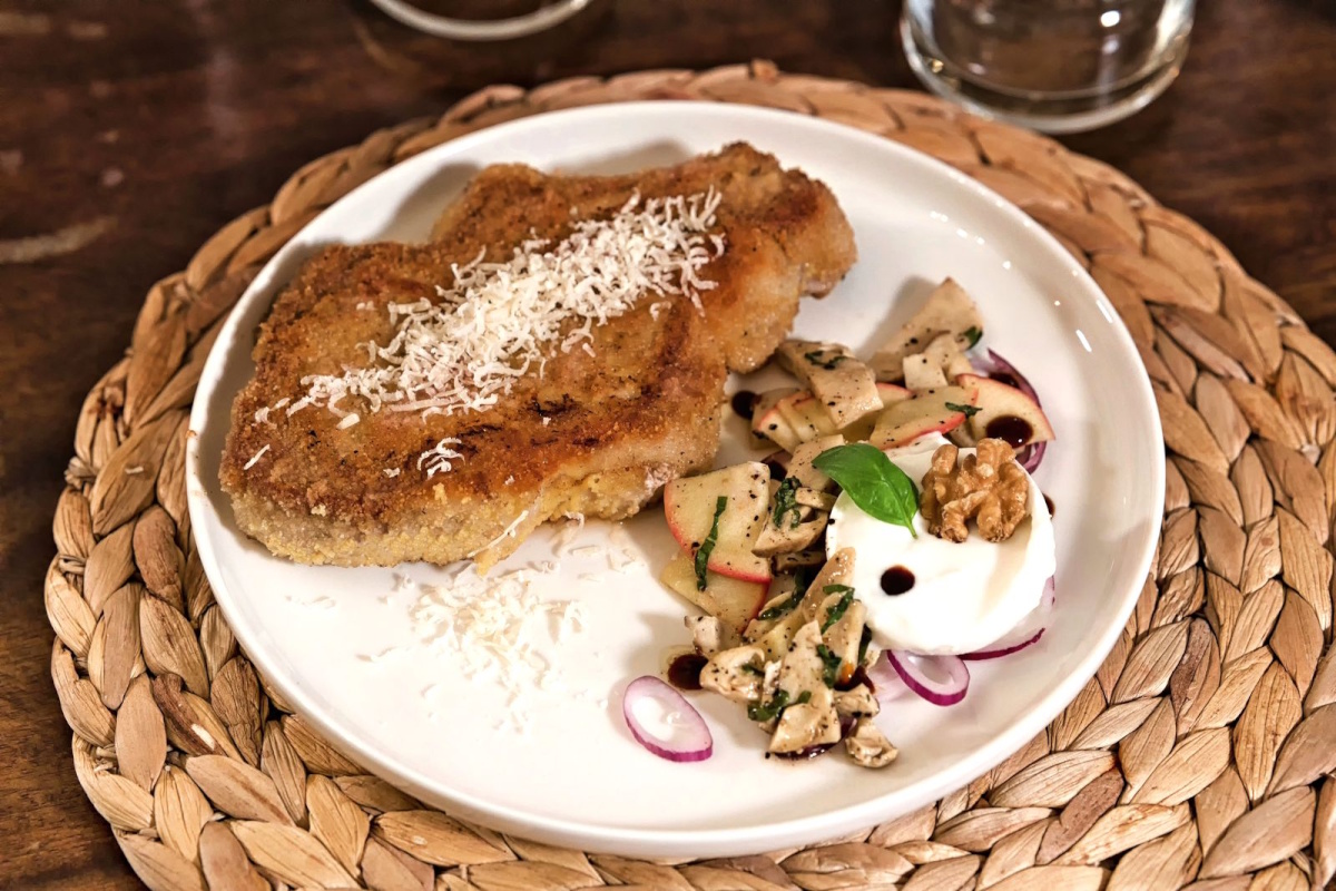 Cotoletta Milanese con Porcini